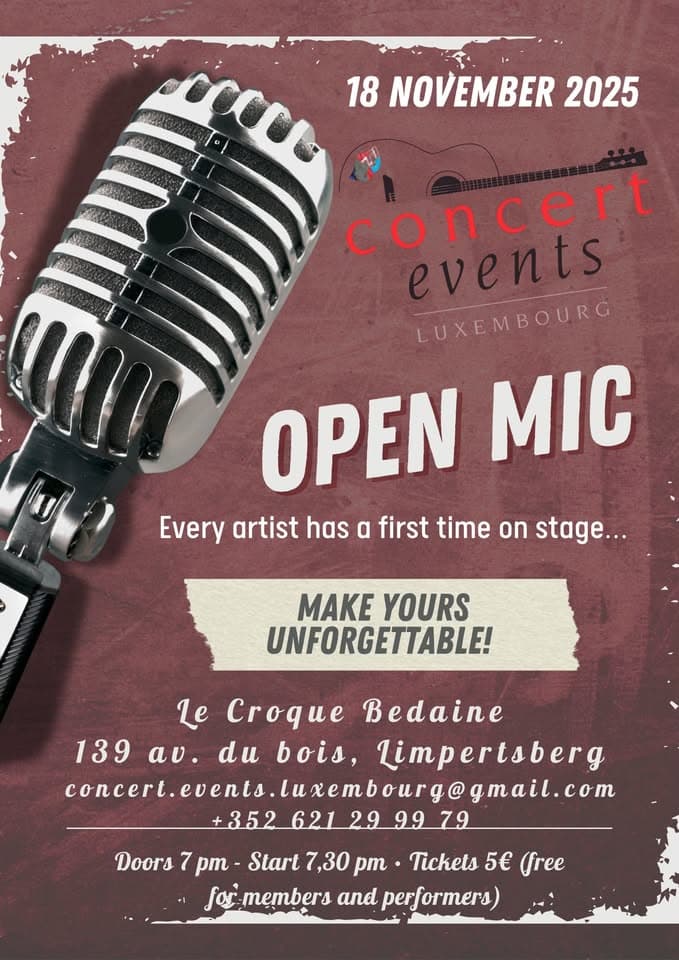 "Open Mic by Concert Events"